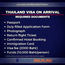 Thailand Tourist Visa